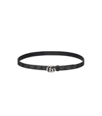 Black GG Logo Buckle Belt 1