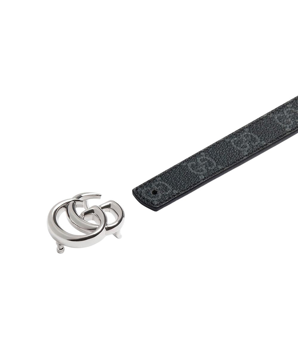 Black GG Logo Buckle Belt 3