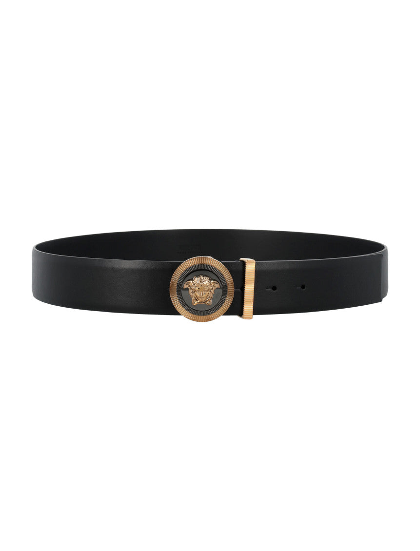 Black Medusa Buckle Belt 1