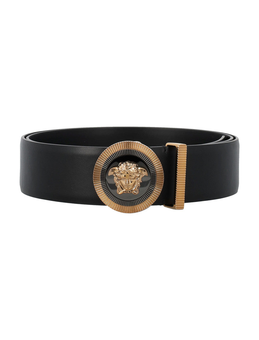 Black Medusa Buckle Belt 3