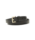 Black Logo Buckle Belt 1