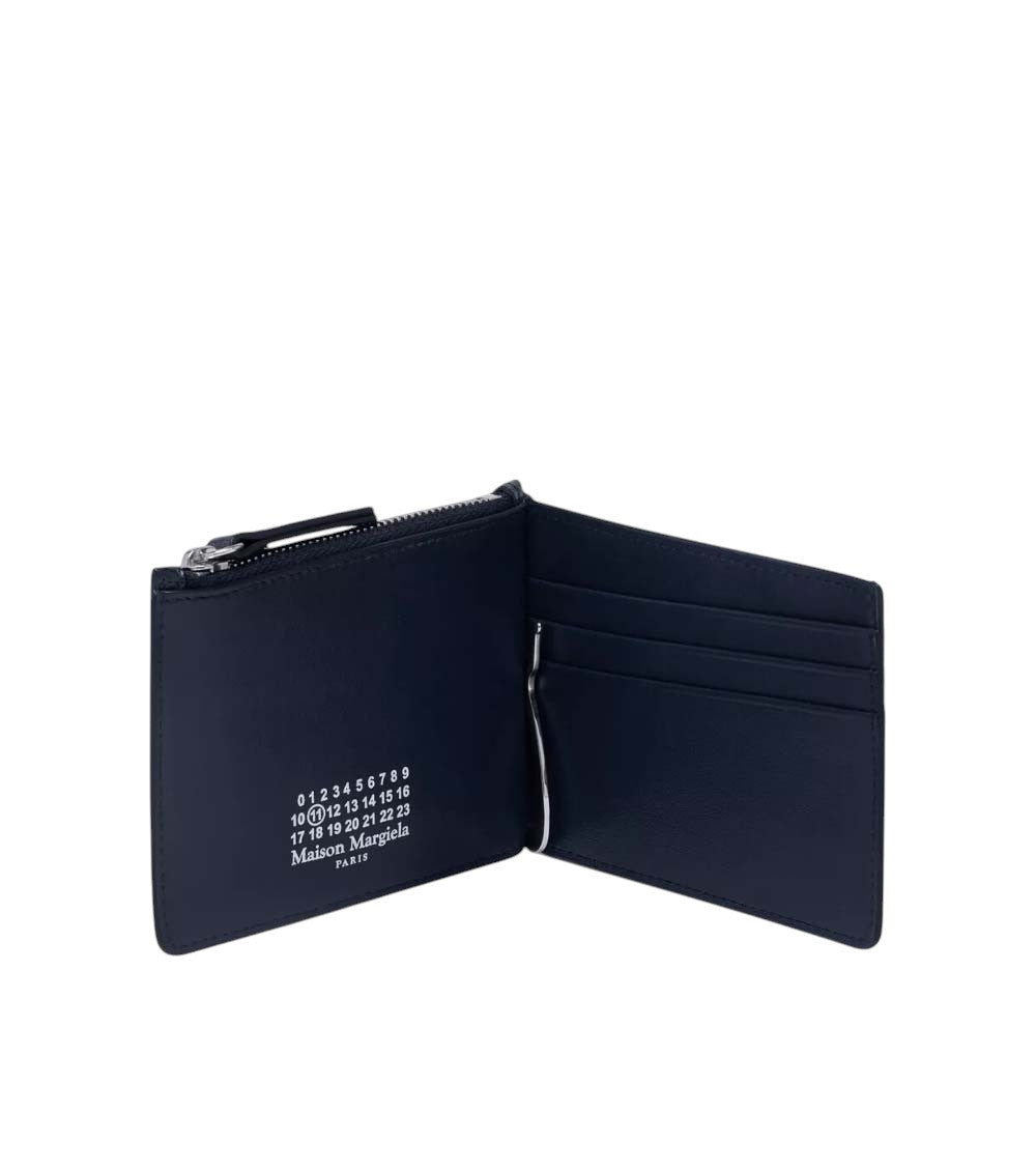 Navy Blue Four Stitches Wallet 3
