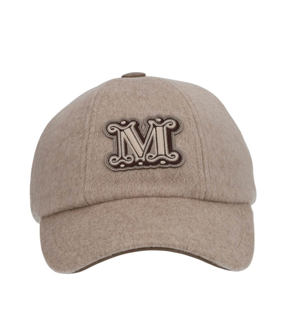 Beige Logo Baseball Cap 1