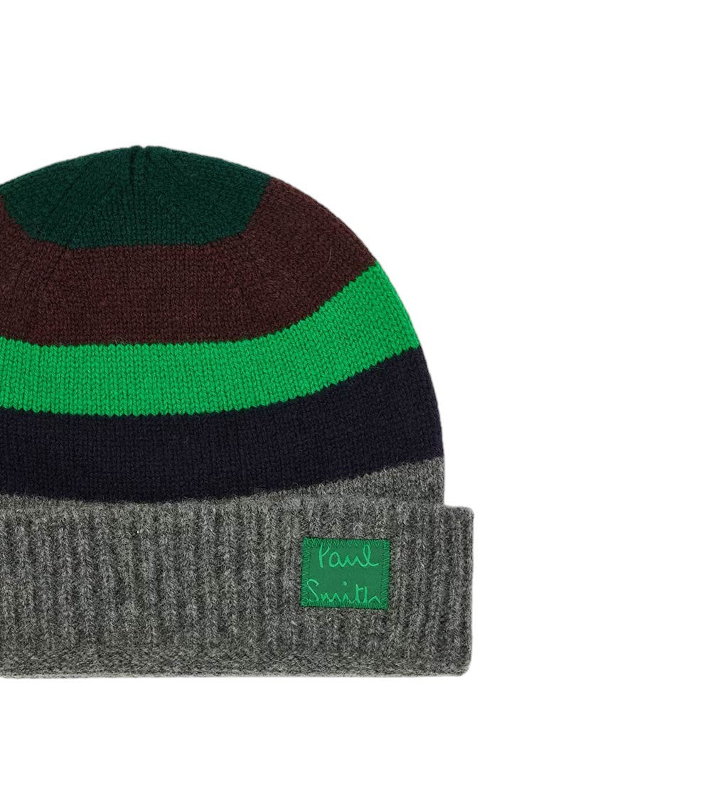 Multicolor Striped Beanie Cap 3