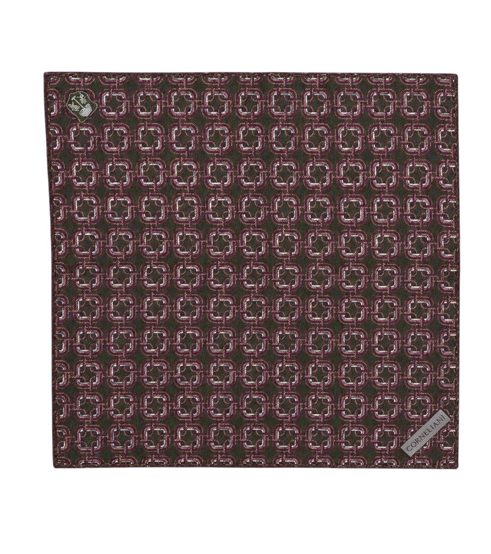 Multicolor Geometric Pattern Pocket Square 1