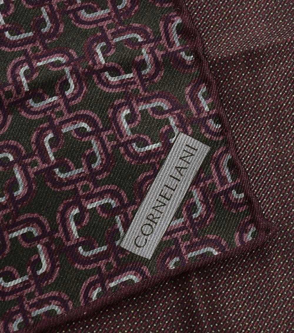 Multicolor Geometric Pattern Pocket Square 3