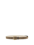 Brown Monili Embellished Buckle Belt 1