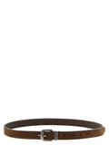 Brown Engraved Buckle Belt 1