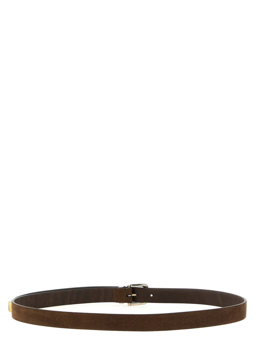 Brown Engraved Buckle Belt 2