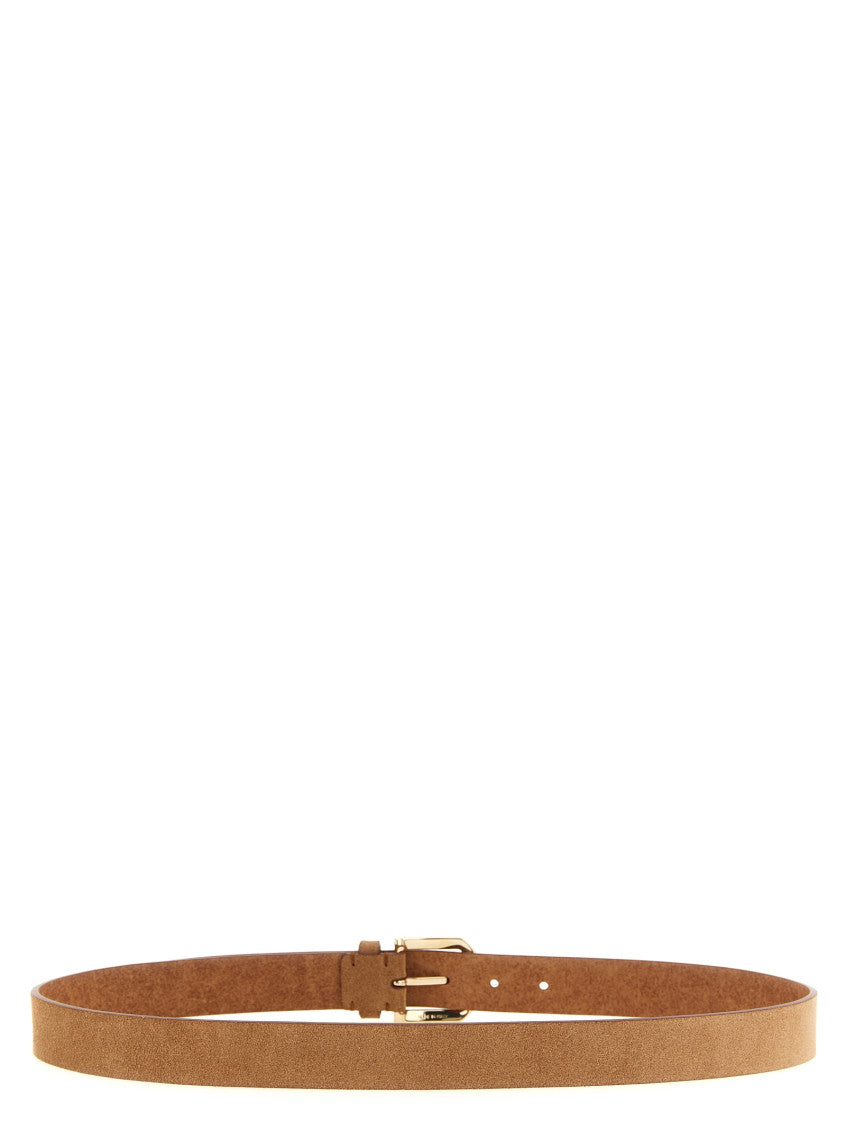 Brown Logo Buckle Belt 2