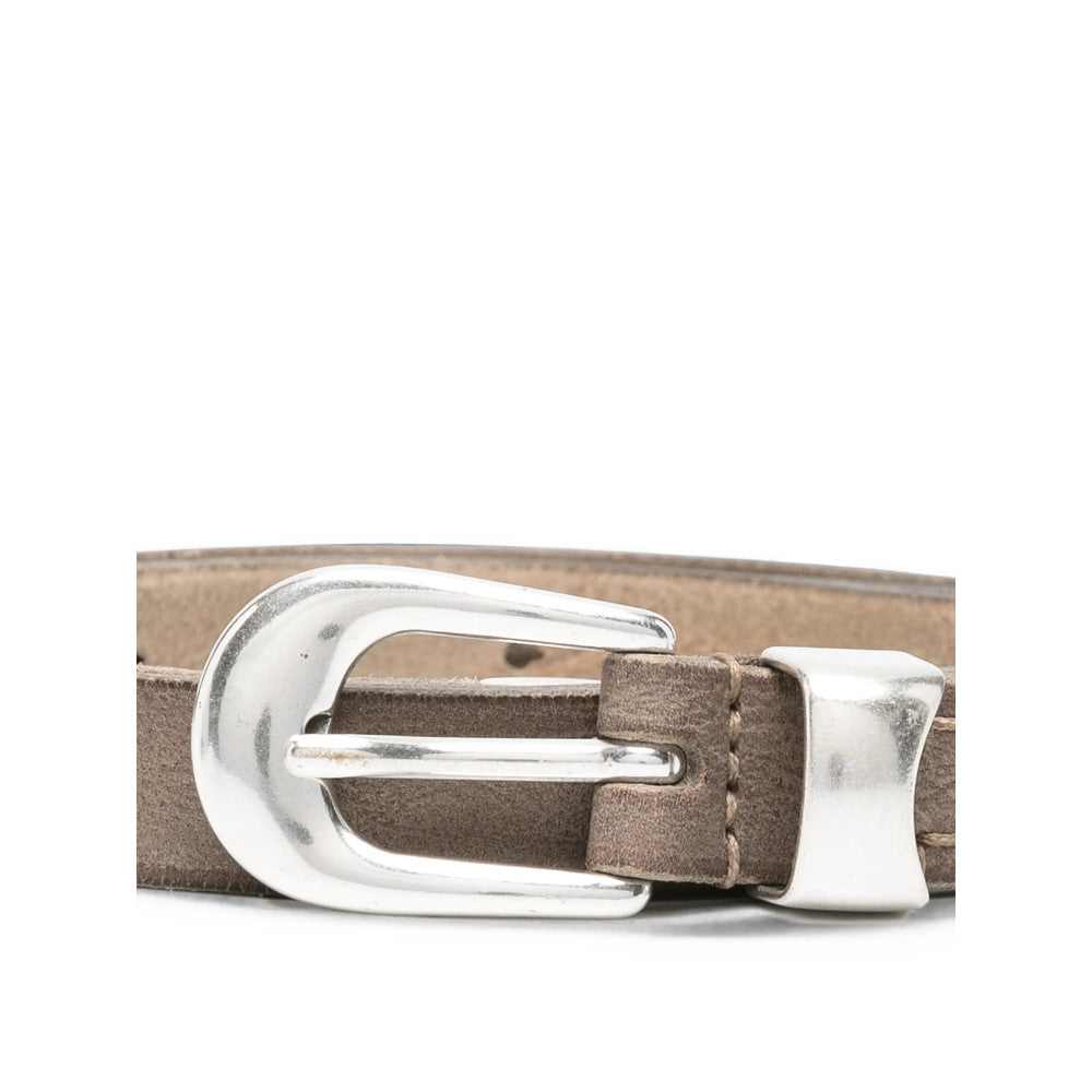 Brown Logo Buckle Belt 3