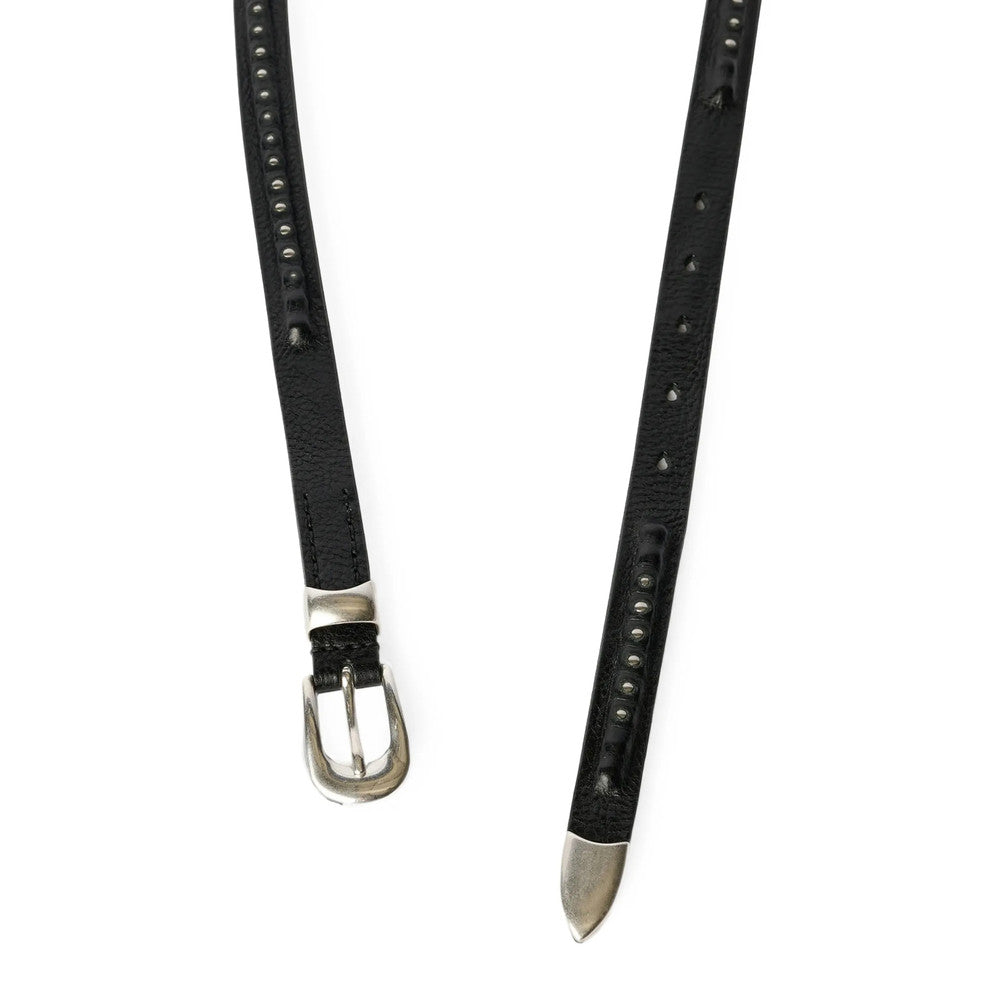 Black Studded Buckle Belt 2