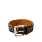 Brown Paisley Vintage Buckle Belt 1