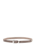 Brown Logo Buckle Belt 1