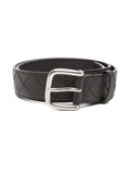 Brown Weave Buckle Belt 1