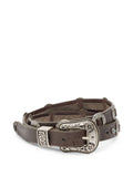 Brown Embellished Buckle Belt 1