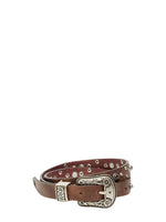 Brown Studded Buckle Belt 1