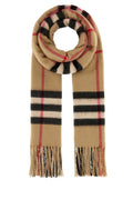 Beige Check Scarf 1