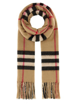 Beige Check Scarf 1