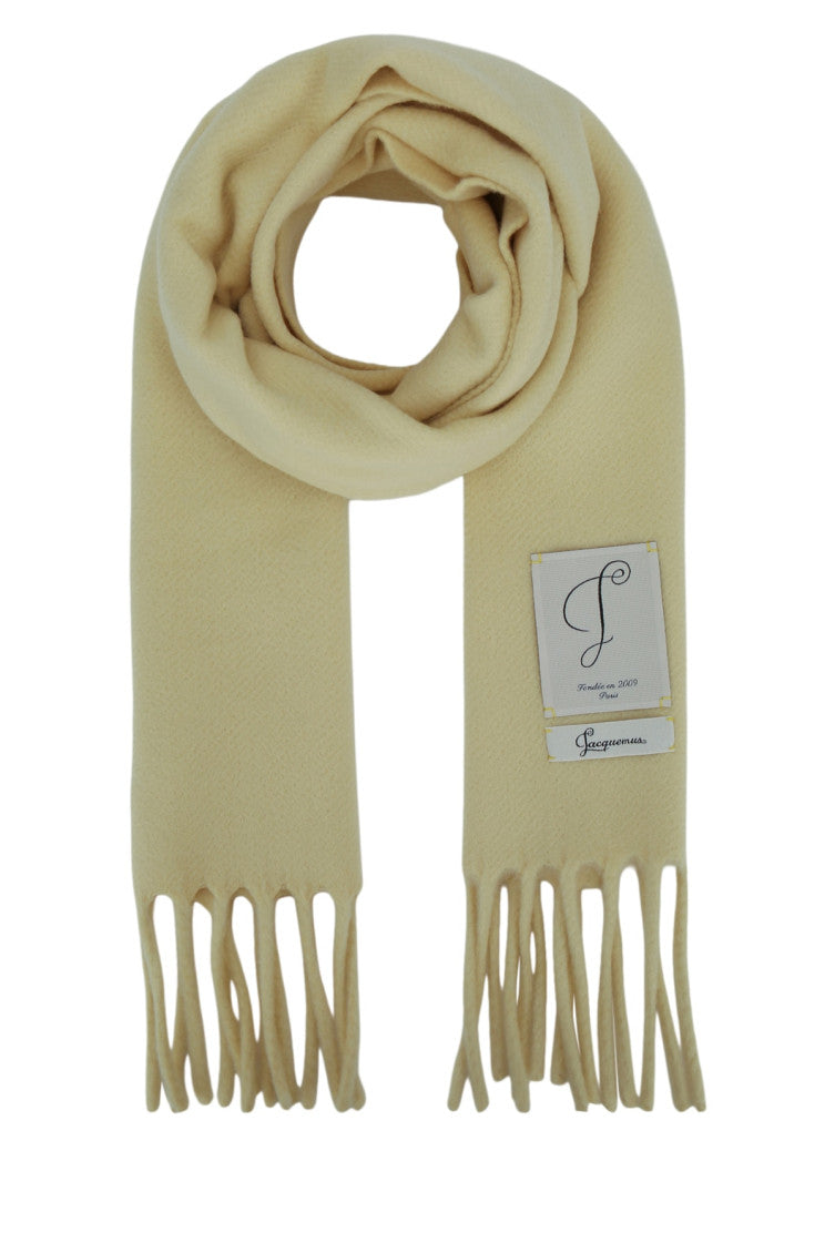 Light Yellow Logo Scarf 1
