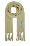 Light Yellow Logo Scarf 1