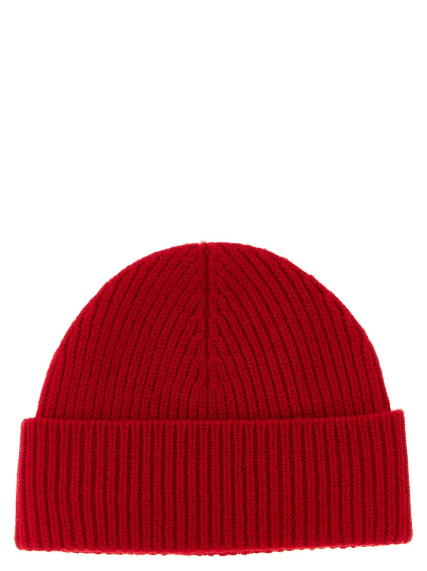 Red Logo Beanie Cap 2
