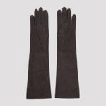 Mocha Brown Long Gloves 1