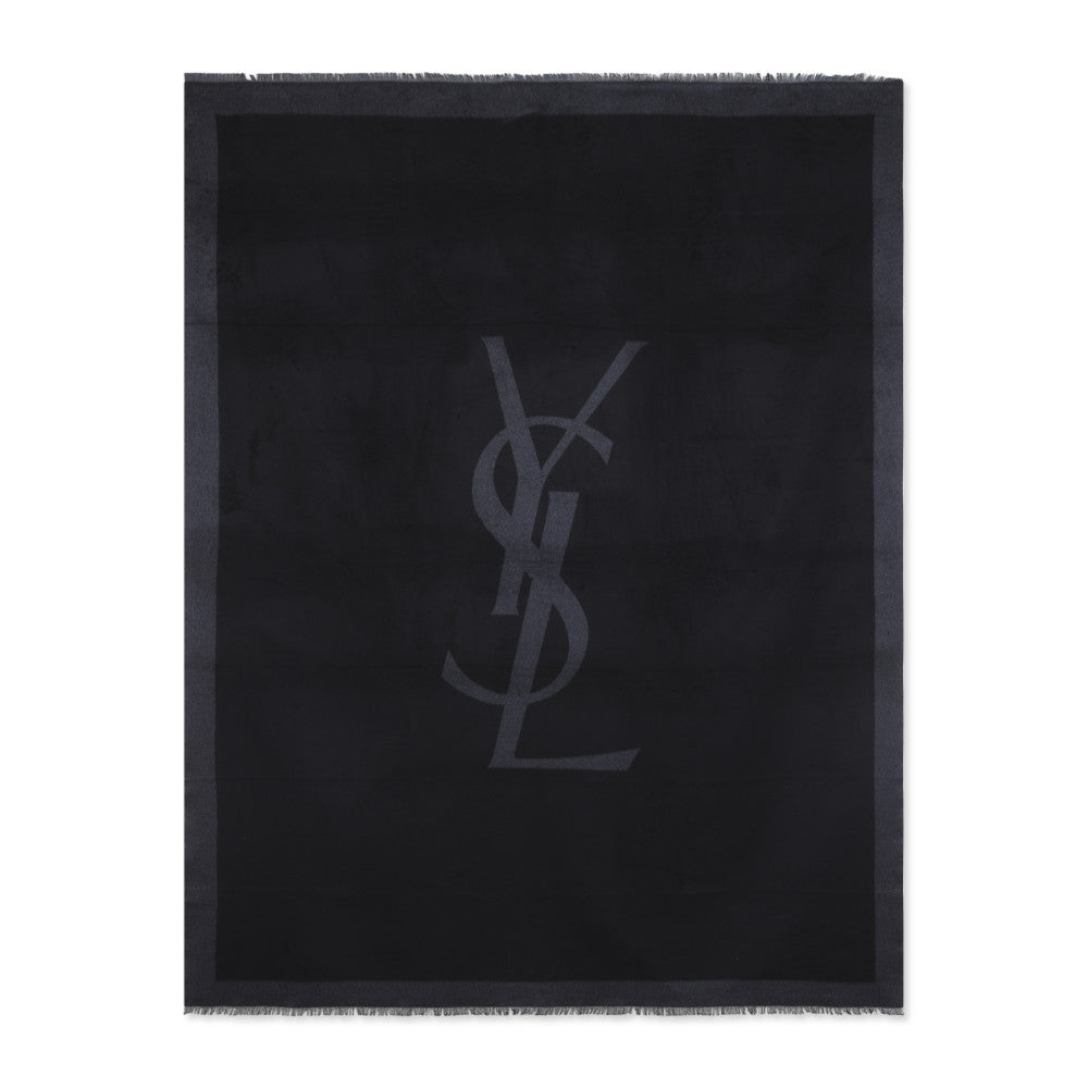 Black Logo Scarf 1
