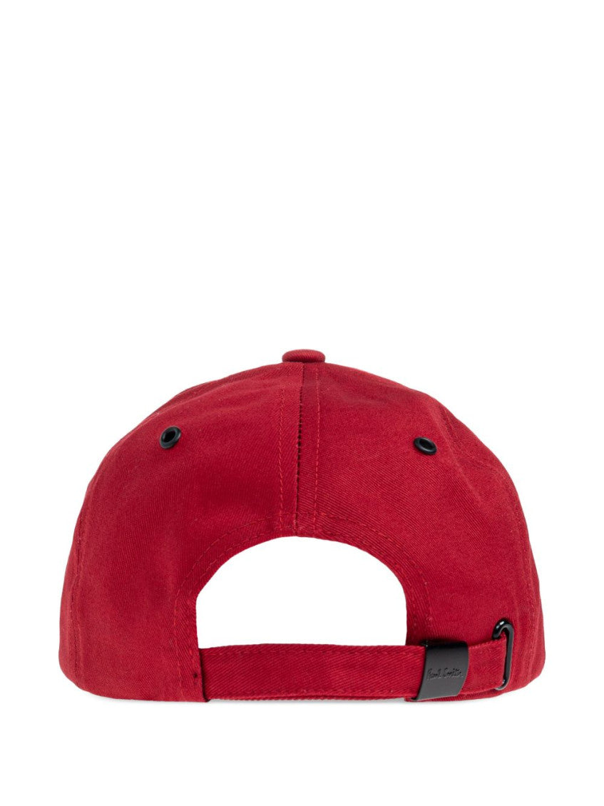 Red Logo Baseball Hat 2