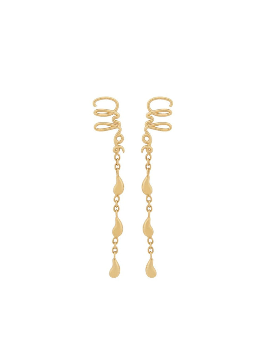 Golden Chloé Iconic Earrings 1