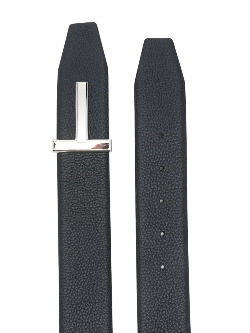 Blue Logo Buckle Reversible Belt 2