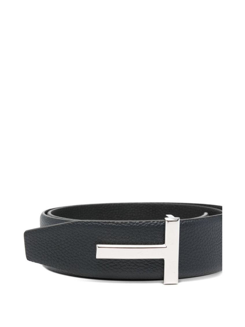 Blue Logo Buckle Reversible Belt 3