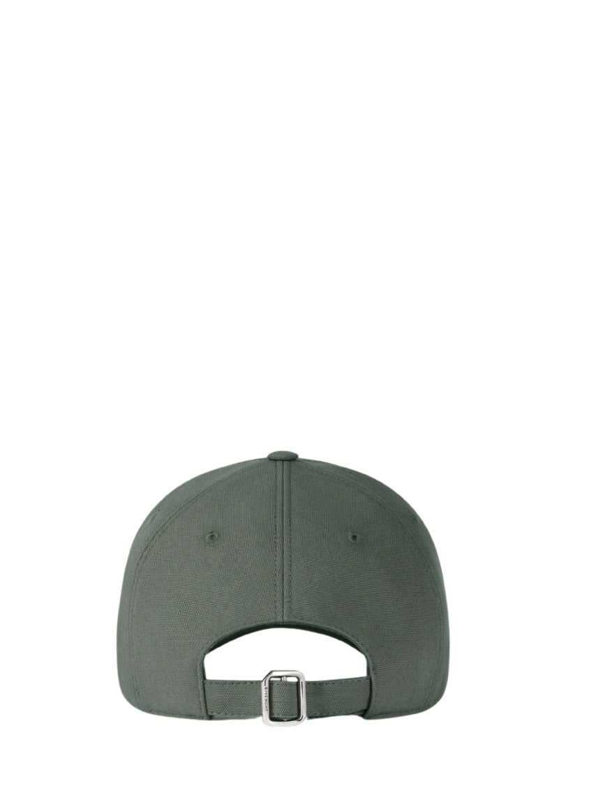 Green Embroidered Logo Baseball Hat 2