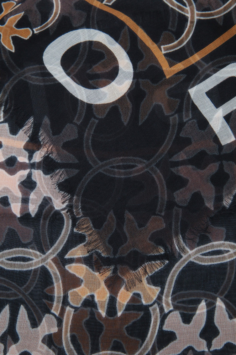 Black Mambo Logo Scarf 2