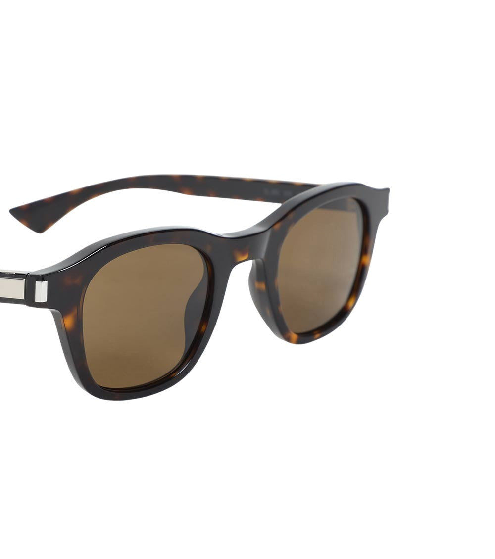 Brown Havana Square Sunglasses 3