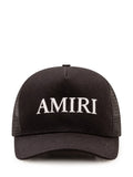 Black Logo Textured Baseball Hat 1
