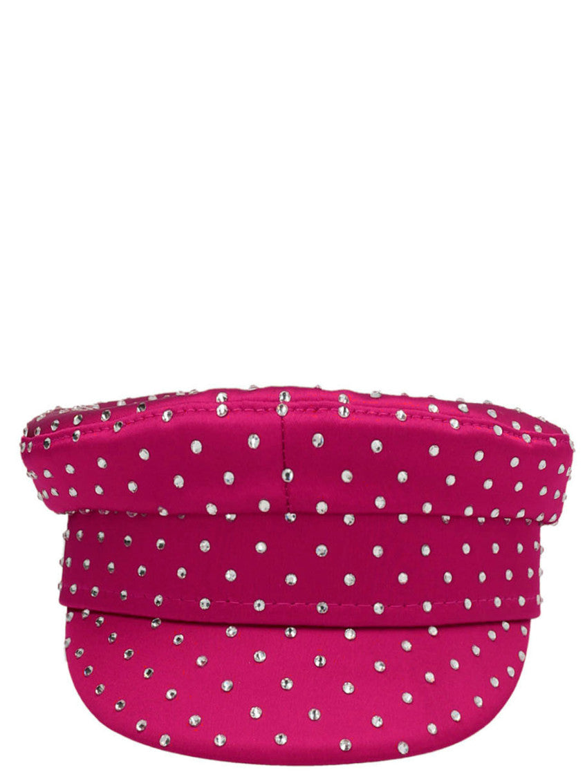 Fuchsia 'Baker Boy’ hat 1