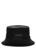 Black Logo patch bucket hat 1