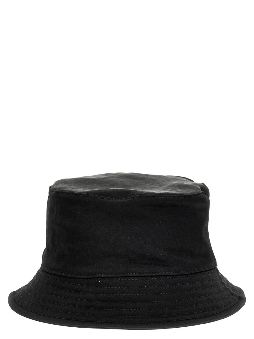 Black Logo patch bucket hat 3