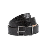 Brown Textured Formal Belt 1