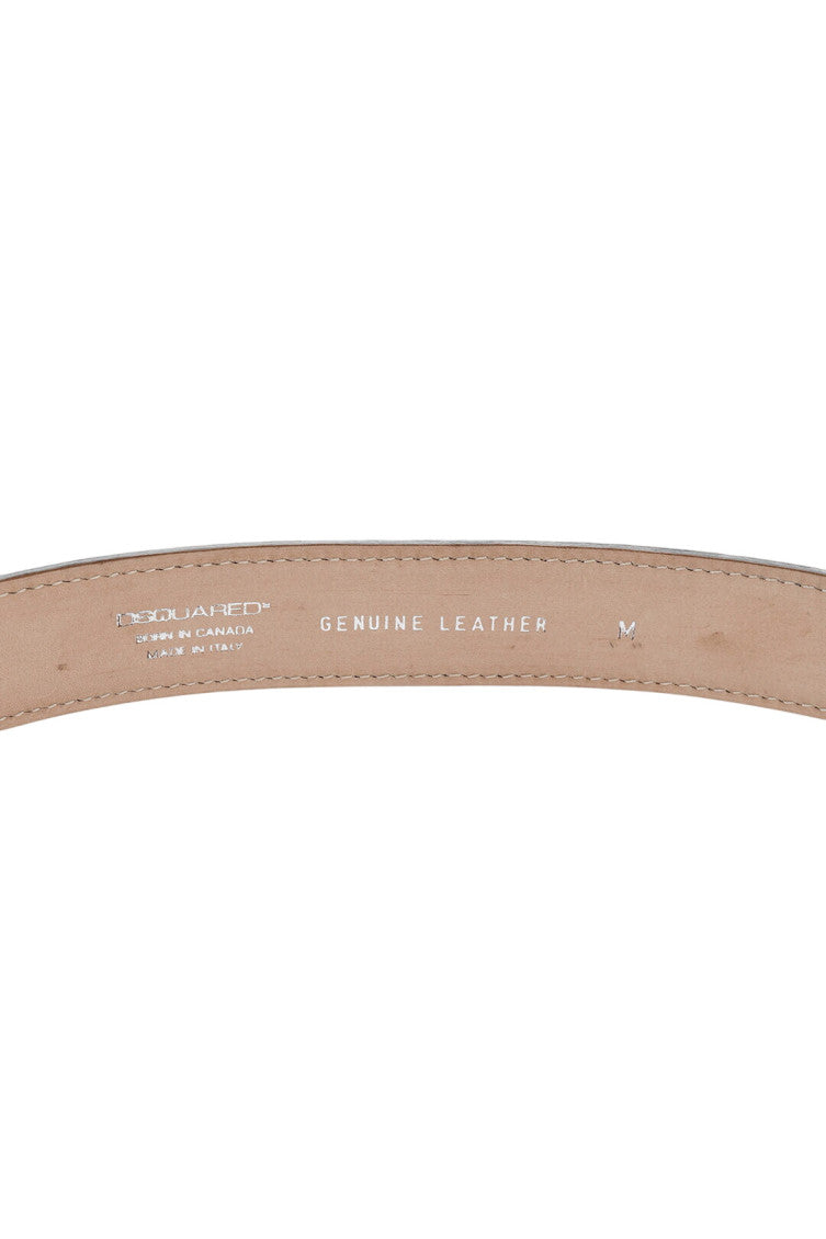 Brown Textured Formal Belt 3