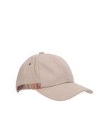 Beige Solid Baseball Cap 1