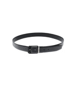 Black Leather Reversible Belt 1