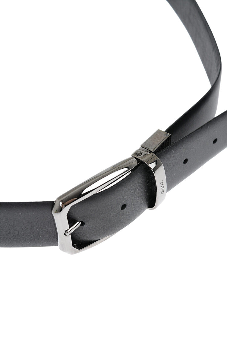 Black Reversible Leather Belt 4