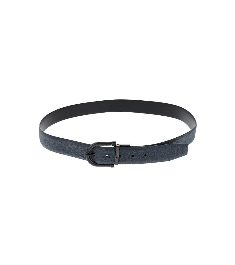 Denim Reversible Leather Belt 1