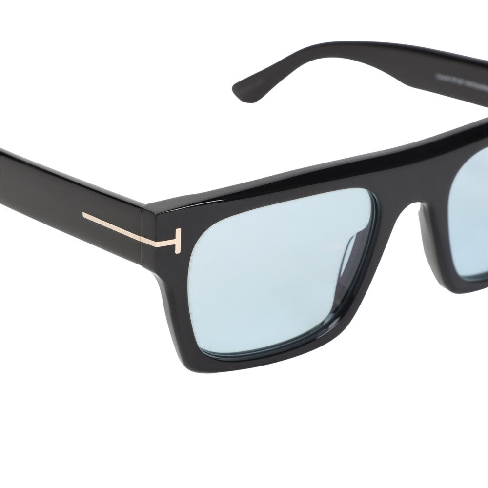 Black Blue Square Sunglasses 3