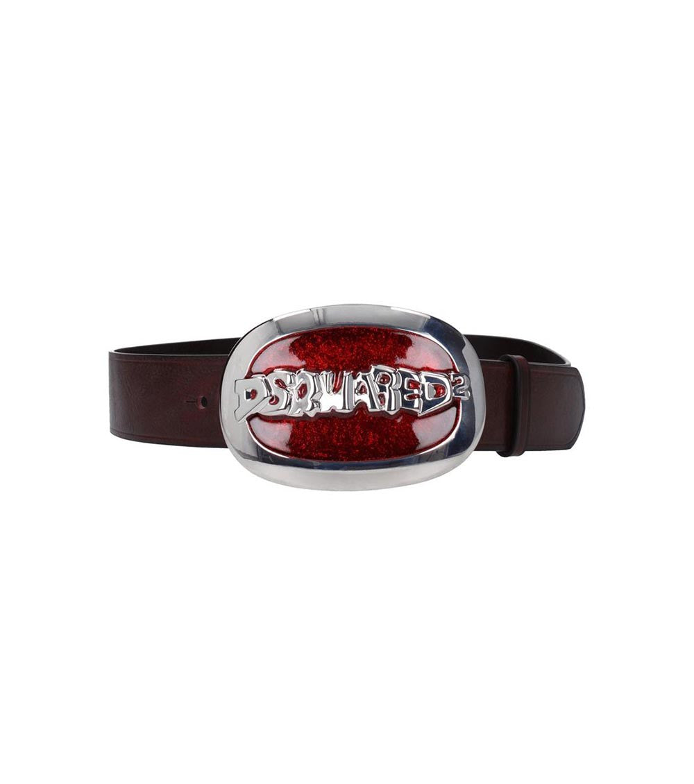 Black Dirty Plaque Solid Casual Belt 1
