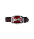 Black Dirty Plaque Solid Casual Belt 1