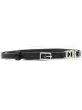 Black ICON Solid Adjustable Belt 1