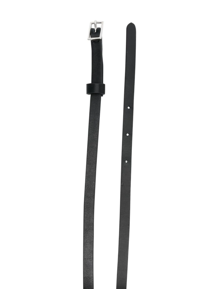 Black ICON Solid Adjustable Belt 2
